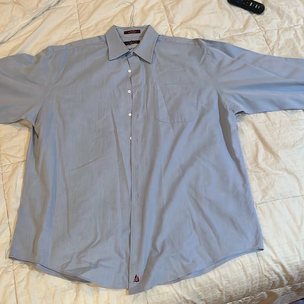 Light blue Nordstrom‘s button up perfect condition extra large 100% cotton